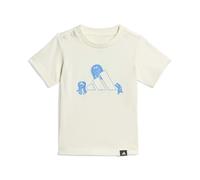 T-shirt bÃ©bÃ© adidas Tiro NSTER Graphic Blanc 2/3 ans