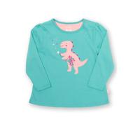 T-shirt bÃ©bÃ© fille Kite Dino Magic Bleu 6/9 mois