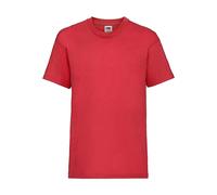 T-shirt bÃ©bÃ© Fruit of the Loom Valueweight Rouge 1/2 ans