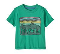 Patagonia - Baby Fitz Roy Skies - T-shirt - 5 Years - aqua stone
