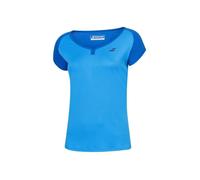 T-Shirt BABOLAT Fille PLAY Cap Sleeve Bleu - 100% coton - Manches courtes - Col arrondi 10-12 ans