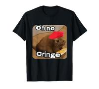 T-shirt baguette française Oh no Cringe Cat - Internet Cat Meme T-Shirt