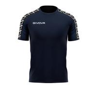 T-shirt bande coton enfant Givova Bleu XS