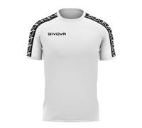 T-shirt bande coton Givova Blanc 3XL