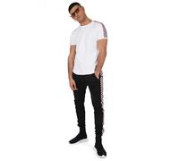 T-shirt bandes latérales damier et liseret Project X Paris Blanc S