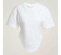 ADIDAS BY STELLA MCCARTNEY T-shirt fonctionnel 'Curfed Hem' blanc, Taille M