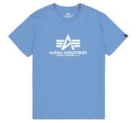 ALPHA INDUSTRIES T-Shirt bleu clair / blanc, Taille XXL