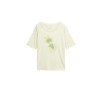 T-shirt basique imprimÃ© femme Tom Tailor Vert XS