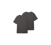 Tom Tailor 1042385 Short Sleeve T-shirt 2 Units Gris S Homme