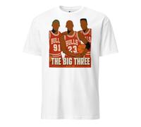 T-shirt Basket | Basketball | Jordan | Tee The Big Three in History, blanc, Taille L