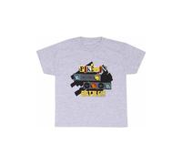 T-shirt battle coton pokemon gris chiné 7/8A