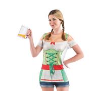 T-Shirt Bavaroise Femme Small Vert