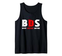 T-Shirt BDS pour Boycott, Désinvestissement, Sanctions Débardeur