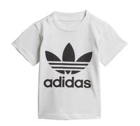 T-shirt bébé - adidas - Trefoil - Coton doux - Logo Trèfle oversize - Manches courtes 3-6 mois