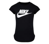 Nike – T-shirt bébé fille Futura – noir/blanc, logo pailleté – 3 ans