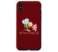 T-Shirt Bee The Reason They Smile pour Femme Motif Happy Cute Graphic Coque pour iPhone XS Max
