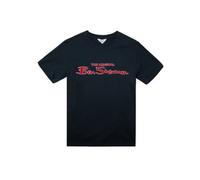 T-shirt Ben Sherman Signature Flock - bleu marine L