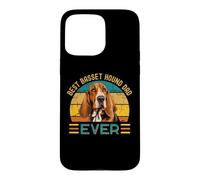 T-Shirt Best Basset Hound Dad Ever Dog Lover Coque pour iPhone 15 Pro Max