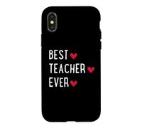 T-Shirt Best Teacher Ever Coque pour iPhone X/XS
