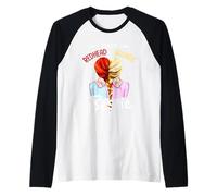 T-shirt BFF Best Friend Bestie Chaque rousse a besoin d'une blonde Manche Raglan