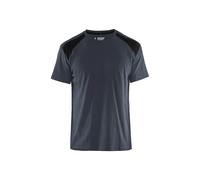T-shirt bicolore Blaklader Gris L