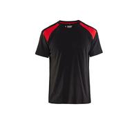 Blakläder T-shirt 33791042 bicolore noir/rouge XXL