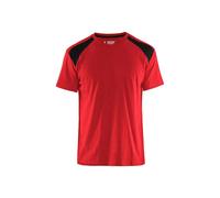 T-shirt bicolore Blaklader Rouge XL