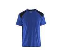 T-shirt bicolore Blåkläder 3379 Bleu roi/Noir Blaklader - 337910428599 XL