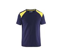 T-shirt bicolore Blåkläder 3379 Marine/Jaune fluo Blaklader - 337910428833 M
