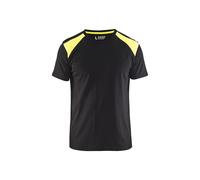 T-shirt bicolore Blåkläder 3379 Noir/Jaune fluo Blaklader - 337910429933 L