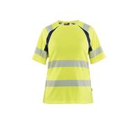 T-shirt bicolore femme Blaklader Jaune 3XL