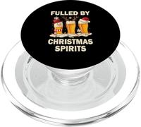 T-Shirt Bière de Noël Drôle Fête Boisson Fulled by Christmas PopSockets PopGrip pour MagSafe
