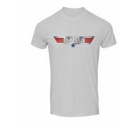 T-shirt Bif bang pow T-Shirt Top Gun Classic Logo Gris M
