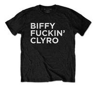 T-shirt biffyclyro biffy fucking clyro unisexe noir taille xxl Noir G
