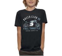 T-shirt BIKER - Racer club 99 - Motard - Plein gaz - PIXEL EVOLUTION - Enfant 4 ans