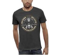 T-shirt BIKERS - PIXEL EVOLUTION - Crane biker - Homme - Gris M