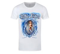 T-shirt Billie Eilish Airbrush Photo Homme Blanc - Billie Eilish M