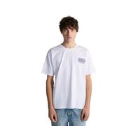 T-shirt Bisous Skateboards Grease Blanc S