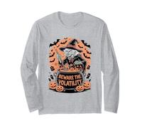 T-Shirt Bitcoin Witch Beware The Volatility Halloween Manche Longue
