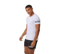 BJÖRN BORG T-Shirt fonctionnel noir / blanc, Taille XL