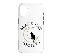 T-Shirt Black Cat Society, Chats, Chaton, Chaton, Miaou Coque pour iPhone 16