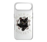 T-Shirt Black Cat Society, Chats, Chaton, Chaton, Miaou Coque pour iPhone Air