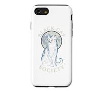 T-Shirt Black Cat Society, Chats, Chaton, Chaton, Miaou Coque pour iPhone SE (2020) / 7/8