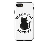 T-Shirt Black Cat Society, Chats, Chaton, Chaton, Miaou Coque pour iPhone SE (2020) / 7/8