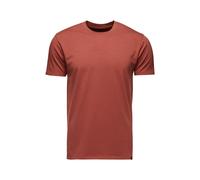 Black Diamond Stripe Short Sleeve T-shirt Orange L Homme