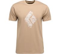 Black Diamond Engineered Diamond Short Sleeve T-shirt Beige L Homme