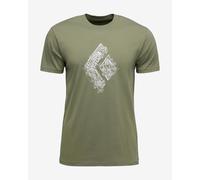 T-shirt Black Diamond Engineered Diamond manches courtes vert forêt - S