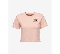T-shirt Black Diamond Faded Crop manches courtes rose femme - L