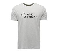 Black Diamond T-shirt Mini Stacked manches courtes gris clair Taille S