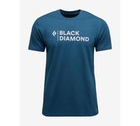 T-shirt Black Diamond Mini Stacked manches courtes bleu indigo - L